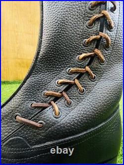 WW2 GERMAN FIRST PATTERN PARATROOPER (Side Laces) LEATHER BOOTS
