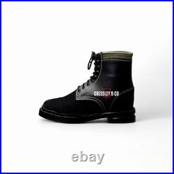 WW2 GERMAN GEBIRGSJÄGER MOUNTAIN TROOPS LEATHER ANKLE BOOTS, Made to size