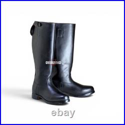 WW2 GERMAN HEER OFFIZIERSTIEFEL OFFICER JACKBOOT WITH BUCKLE STRAP, Made to Size