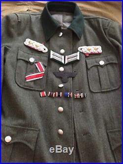 WW2 GERMAN M36 DEAL! Complete uniform, breeches, hat, shirt insignia DEAL