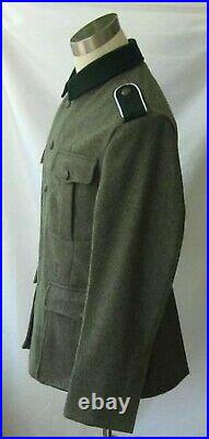 WW2 GERMAN M36 Field Gray Wool Tunic