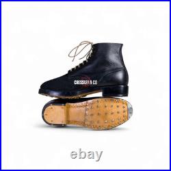 WW2 GERMAN M37 BLACK LOW BOOTS HOBNAIL SOLE MARCHING BOOTS REPRO, Made to Size