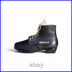 WW2 GERMAN M37 BOOTS BLACK DYED WITH ORIGINALS HOBNAILS, Made to Size