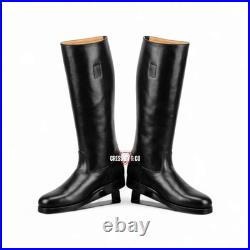 WW2 GERMAN OFFICER BOOTS WH/SS/LW OFFIZIERSSTIEFEL RIDING BOOTS, Made to Size WW2 GERMAN OFFICER BOOTS WH/SS/LW OFFIZIERSSTIEFEL RIDING BOOTS, Made to Size
