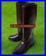 WW2 GERMAN OFFICER LEATHER BOOTS, MEN'S BLACK RIDING BOOTS All Size Available
