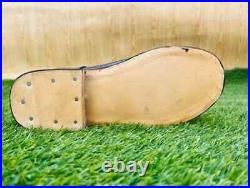 WW2 GERMAN OFFICER LEATHER BOOTS, MEN'S BLACK RIDING BOOTS All Size Available