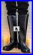 WW2 GERMAN OFFICER LEATHER BOOTS, MEN'S BLACK RIDING BOOTS All Size available