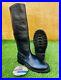 WW2 GERMAN OFFICER RUBBER SOLE BOOTS, MEN'S RIDING LEATHER BOOTS All Sizes
