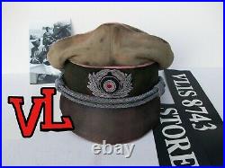 WW2 GERMAN PANZER NORTH AFRIKA CAMPAIGN officer's'crasher' (FINE AGED REPLICA)