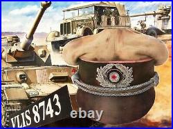 WW2 GERMAN PANZER NORTH AFRIKA CAMPAIGN officer's'crasher' (FINE AGED REPLICA)