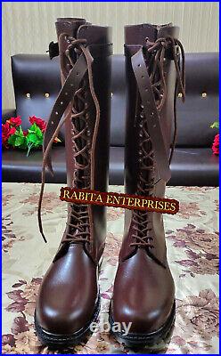 WW2 GERMAN SA KAMPFZEIT TALL OFFICER LEATHER BOOTS BROWN All Sizes available