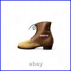 WW2 GERMAN TEXLED LOWBOOTS HOBNAIL SOLE MARCHING BOOTS REPRO, Made to Size