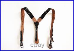 WW2 German 98K Soldier Leather Equipment Bag Set Belt Historical Replica Collect WW2 German 98K Soldier Leather Equipment Bag Set Belt Historical Replica Collect