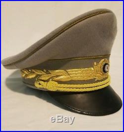 WW2 German Airforce Marshals Generals Officers Visor Hat Cap Schirmmutze