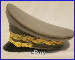 WW2 German Airforce Marshals Generals Officers Visor Hat Cap Schirmmutze