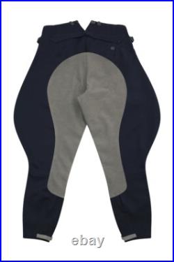 WW2 German Allgemeine Elite M32 Officer/General Black Gabardine Riding Breeches