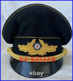 WW2 German Ambassador Diplomatic General Officers Visor Hat Cap (Janka Made)