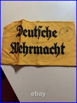 WW2 German Armband Stamped Real Deal