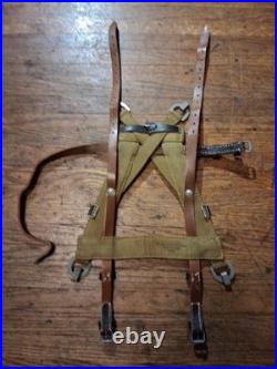 WW2 German Army'A' Frame With Bag atf Repro