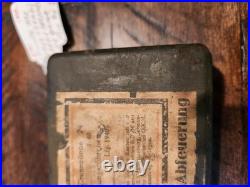 WW2 German Army BRENNZUNDER 24 Grenade Fuse Box. WWII historical Collection