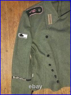 WW2 German Army E. M. Motorized Artillery Tunic (Lost Battalion's Repro.)