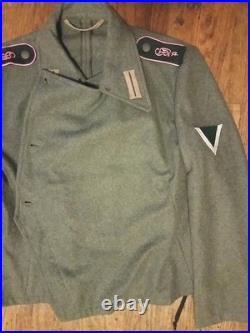 WW2 German Army E. M. Motorized Artillery Tunic (Lost Battalion's Repro.)
