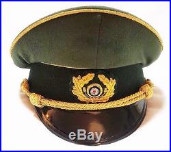 WW2 German Army Field Marshal General Officer Visor Hat Cap Schirmmutze