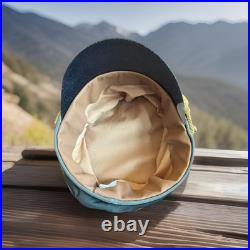 WW2 German Army HEER Field Marshal General Officers Crusher Visor Hat Cap Sz 60