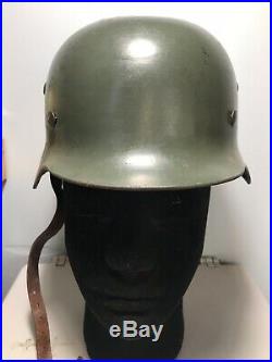 WW2 German Army Helmet M35 DD With Liner