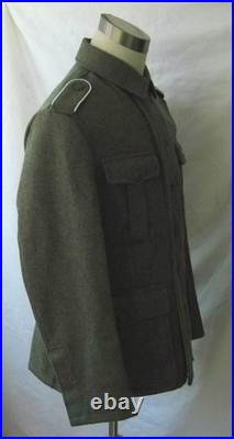 WW2 German Army M40 Field Grey Wool Tunic Feldbluse Reproduction Military Jacket