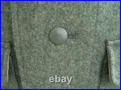 WW2 German Army M40 Field Grey Wool Tunic Feldbluse Reproduction Military Jacket