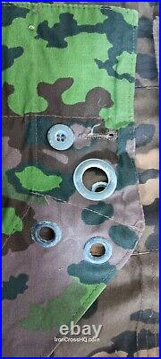 WW2 German Army Oakleaf Camo Zeltbahn Oak Camouflage Poncho #2