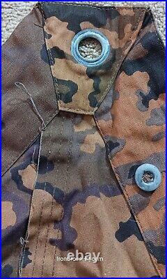 WW2 German Army Oakleaf Camo Zeltbahn Oak Camouflage Poncho #2