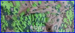 WW2 German Army Oakleaf Camo Zeltbahn Oak Camouflage Poncho #2