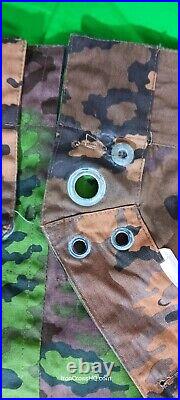 WW2 German Army Oakleaf Camo Zeltbahn Oak Camouflage Poncho #2