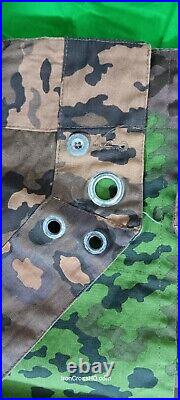 WW2 German Army Oakleaf Camo Zeltbahn Oak Camouflage Poncho #2