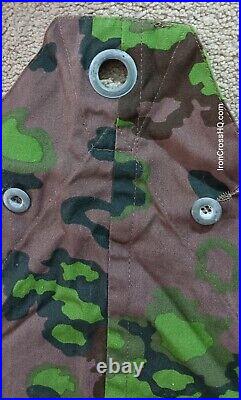 WW2 German Army Oakleaf Camo Zeltbahn Oak Camouflage Poncho #2