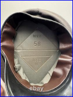 WW2 German Army Officer Visor Cap Field Grey Blue Piping Costume Film/TV