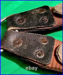 WW2 German Austrian Y Straps Original Marked-Ges Gesch Wien Padded