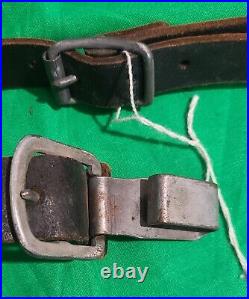 WW2 German Austrian Y Straps Original Marked-Ges Gesch Wien Padded