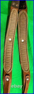 WW2 German Austrian Y Straps Original Marked-Ges Gesch Wien Padded