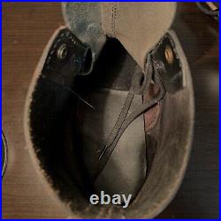 WW2 German Black Low Boot Size 10