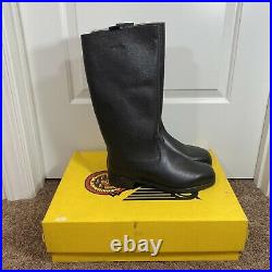 WW2 German Boots High Combat Leather With Box 28 1/2 Black Please Read
