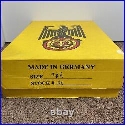 WW2 German Boots High Combat Leather With Box 28 1/2 Black Please Read