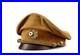 WW2 German Brown Wool Peaked Visor Cap Gold Cord 1930s Historical Reproduction