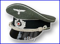 WW2 German Cap Wehrmacht Panzergrenadier Officer Replica