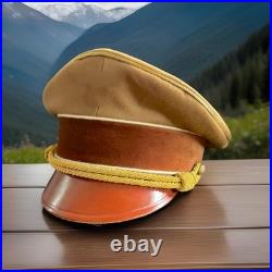 WW2 German Chancellor and National Leaders General Officers Visor Hat Cap Sz 59