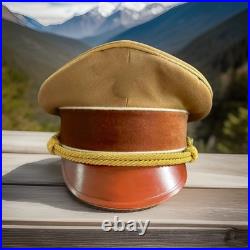 WW2 German Chancellor and National Leaders General Officers Visor Hat Cap Sz 59