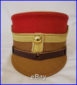 WW2 German Cheif of Staff Generals Officers Peak Visor Hat Cap Kepi Schirmuttzen