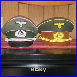 WW2 German Commander Hat and Panzer Commander Hat